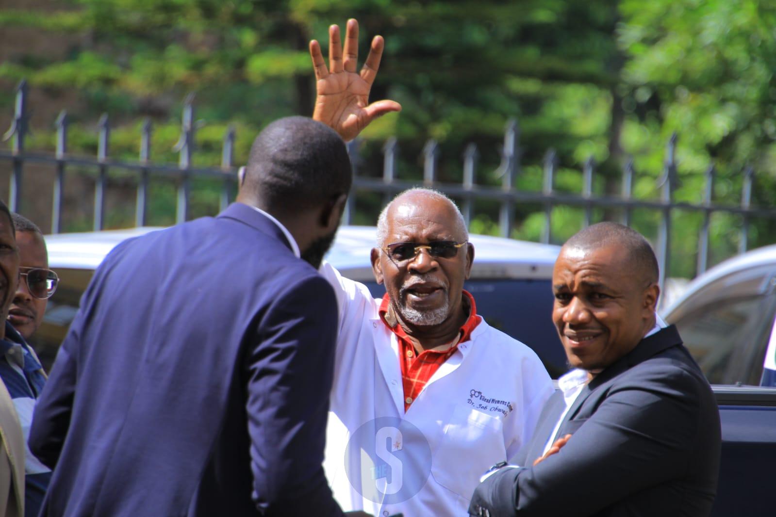 Detained Nairobi Hospital Directors arrive in court