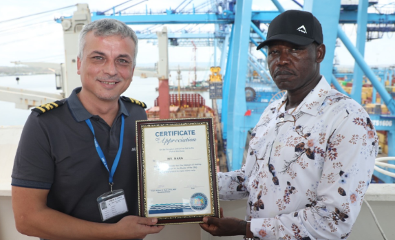 Mombasa port hosts maiden call of Akkon Line Vessel as trade links expand