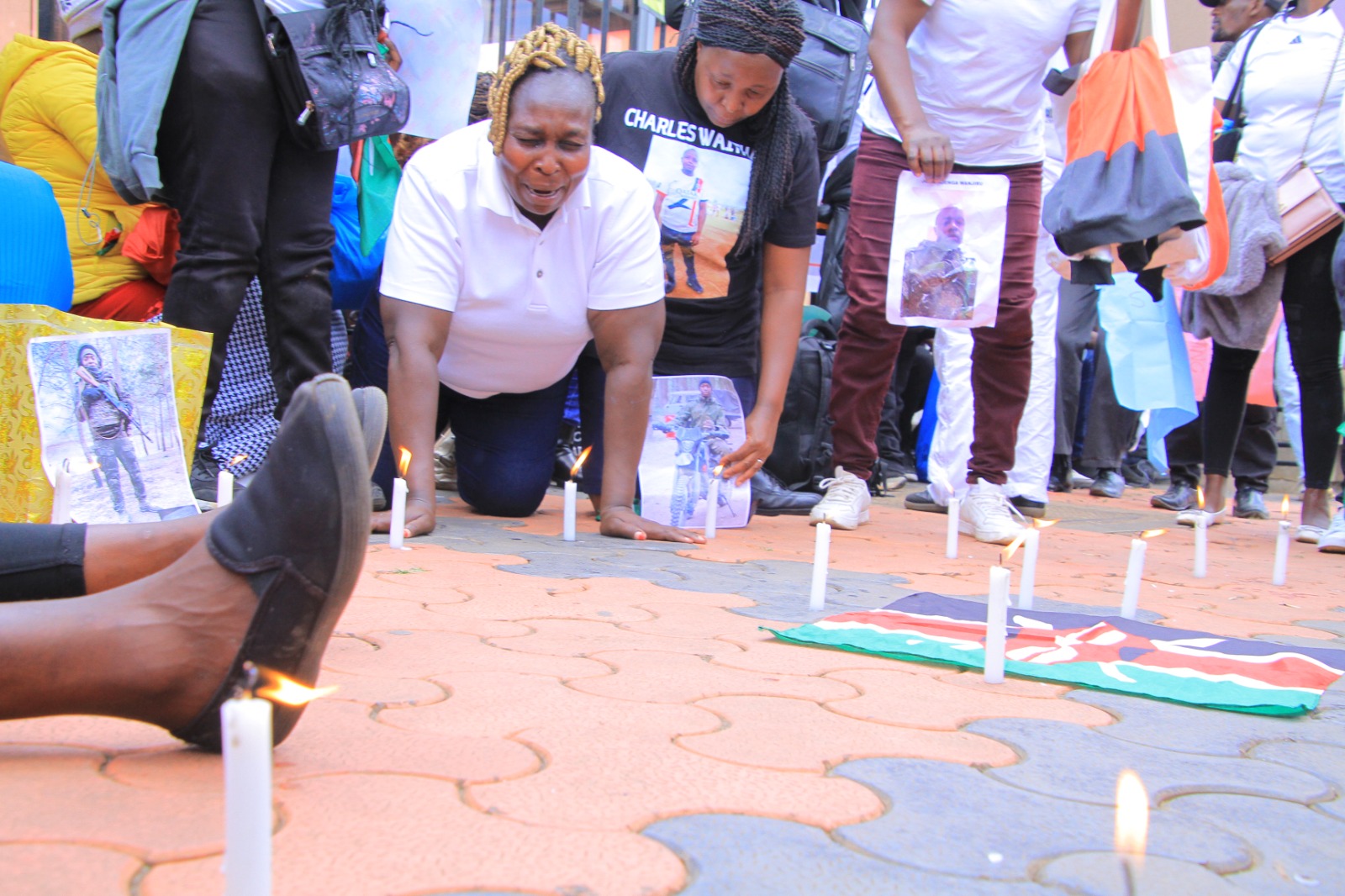 [PHOTOS] Families of Kenyans killed in Russia protest, demand government intervention