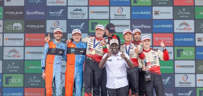 [PHOTOS] Ruto awards 2026 WRC winners in Naivasha