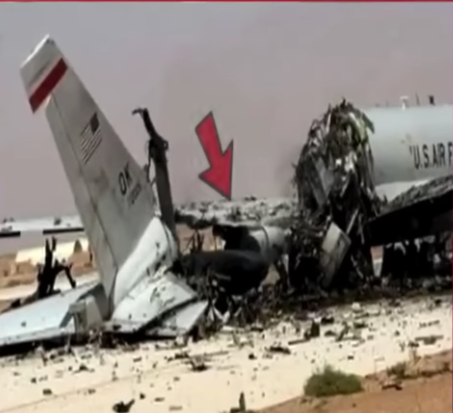 Photos show damaged US radar jet at Saudi base