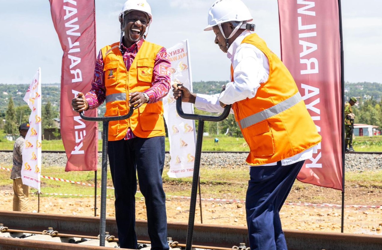 [PHOTOS] Ruto, Museveni launch Kisumu–Malaba Standard Gauge Railway