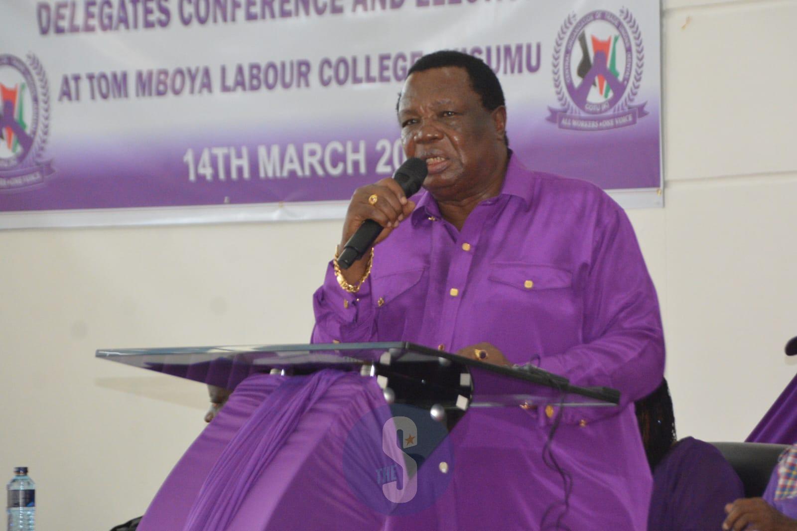 Atwoli: Claims 7 petitions filed to challenge COTU elections false