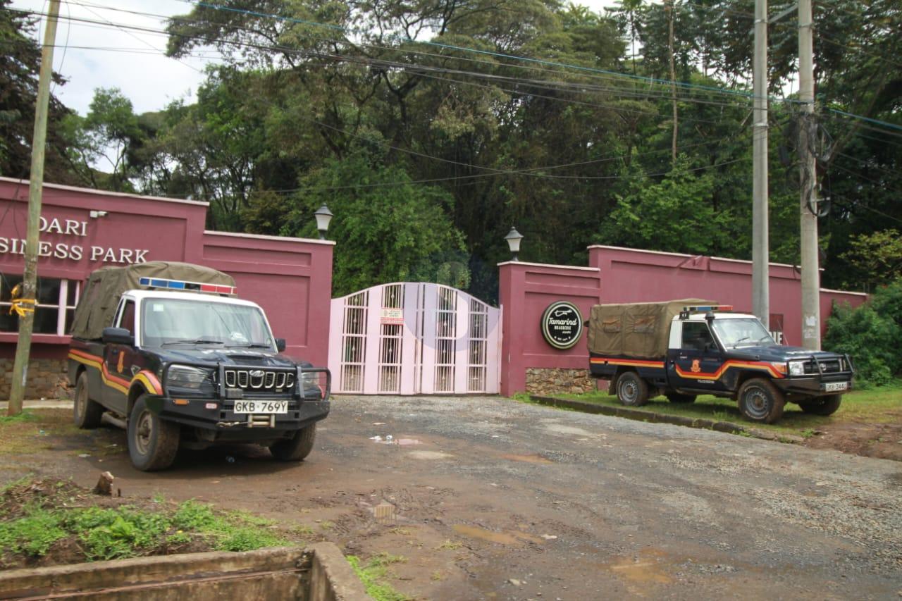 Police camp outside Tuju's Karen home