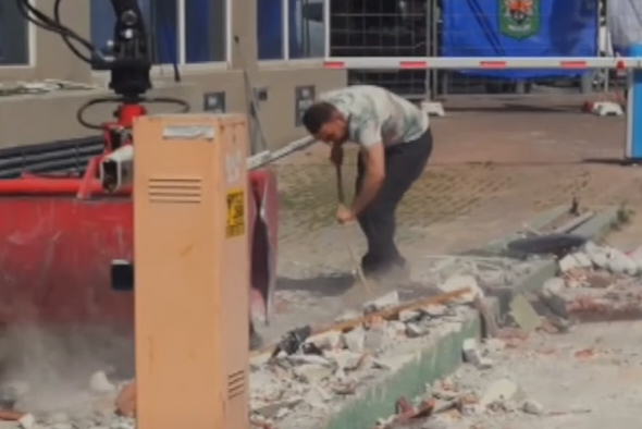 BBC visits scene of Iran cluster bomb strike on Israel