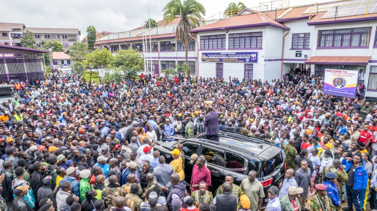 Ruto jokes about ‘tunataka power’ slogan in Nairobi