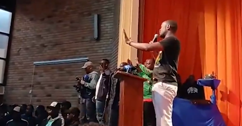 Sifuna speech interrupted as police try to access NDC