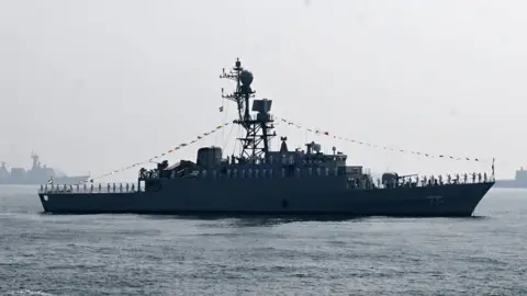The final voyage of the Iranian warship sunk by the US