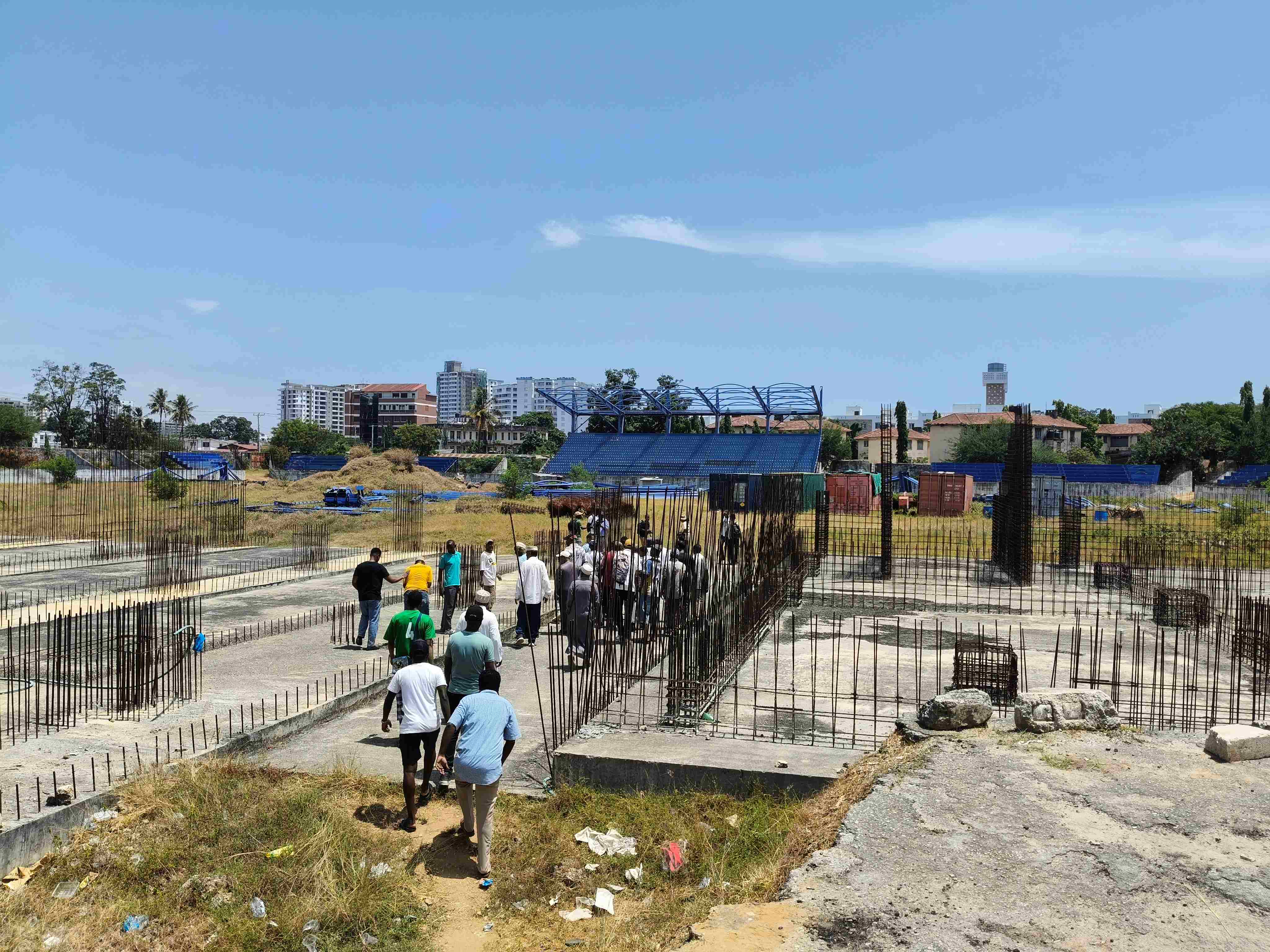 The Sh1.2 billion Mombasa Stadium which is under renovation.