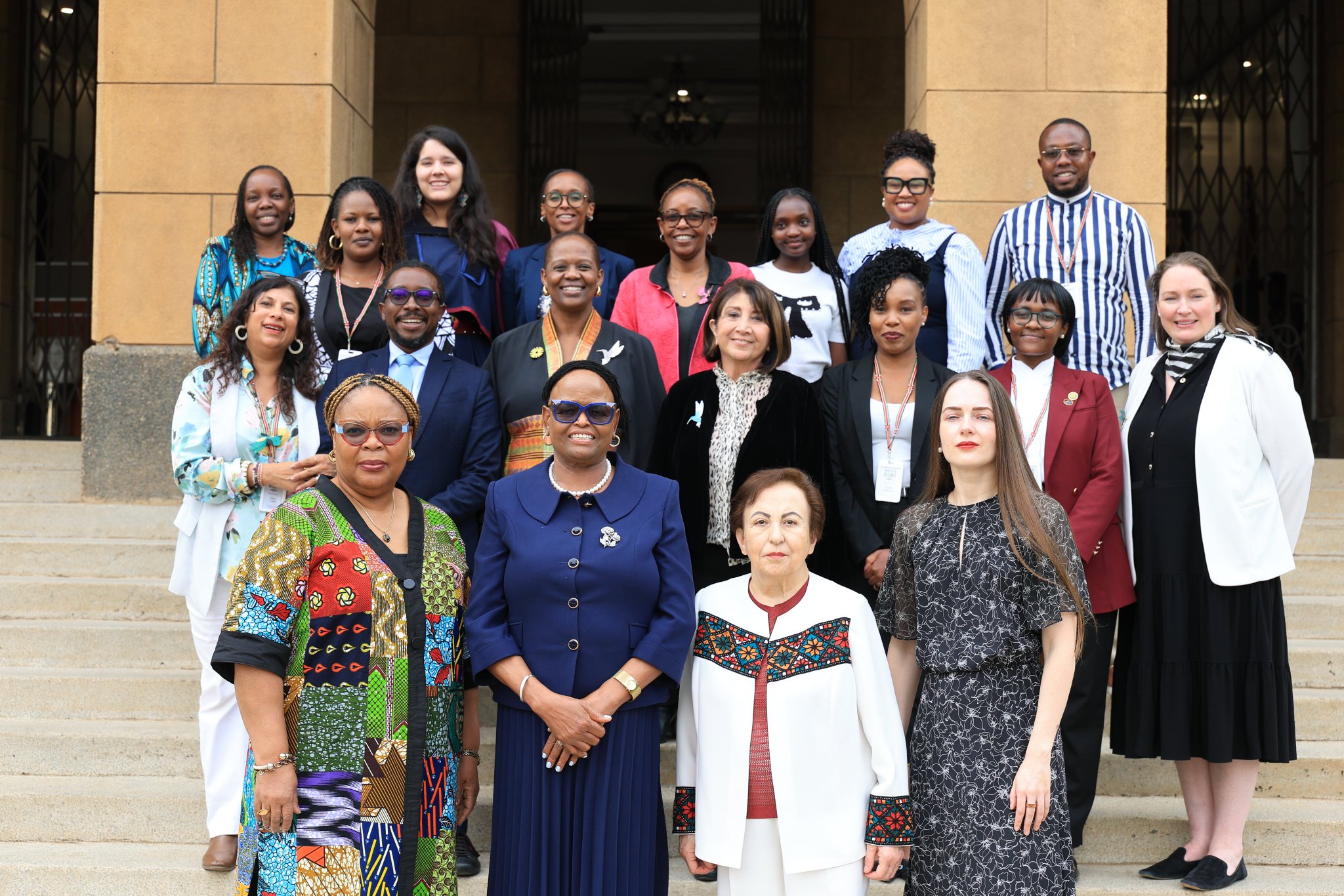 CJ Koome meets Nobel peace prize winners
