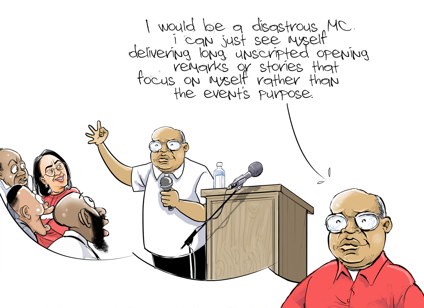 G-SPOT: Why the safest place for me at a conference is audience