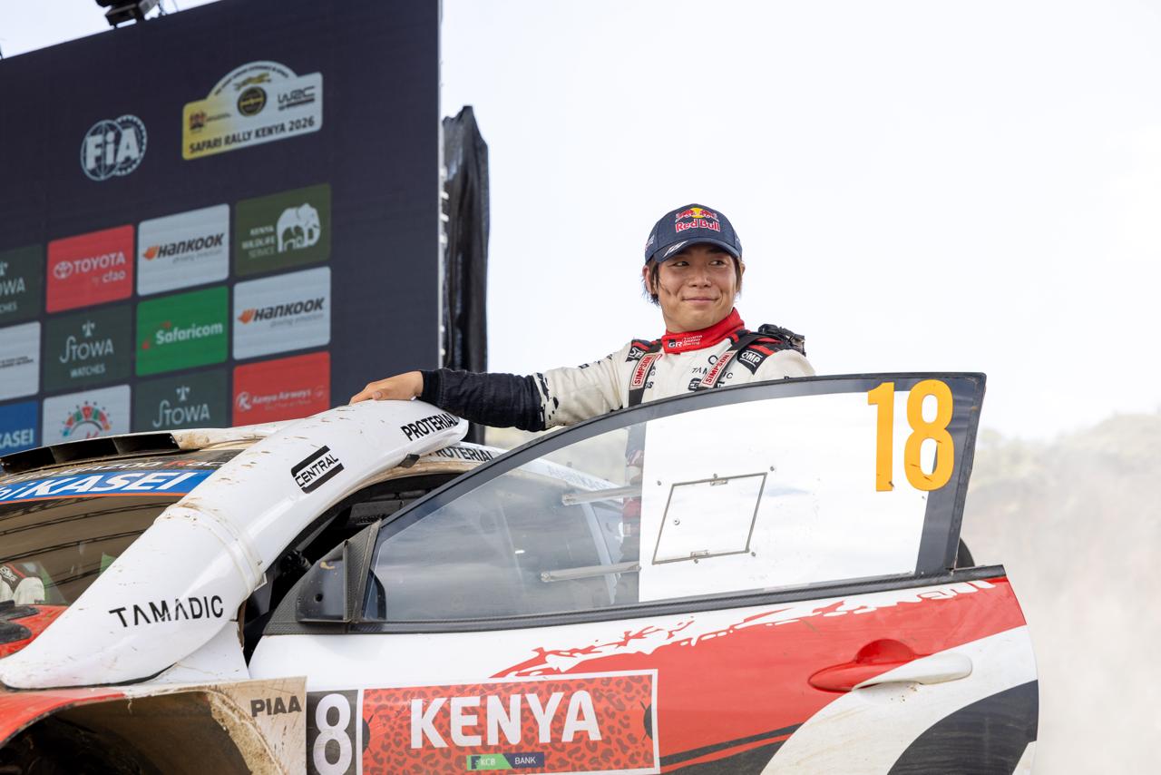 Japanese Katsuta roars to maiden Safari Rally win