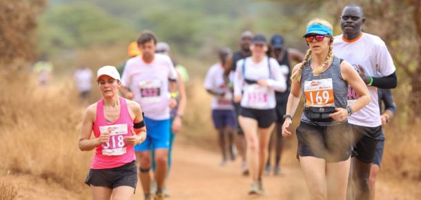 Participants at a previous Lewa Marathon/ HANDOUT