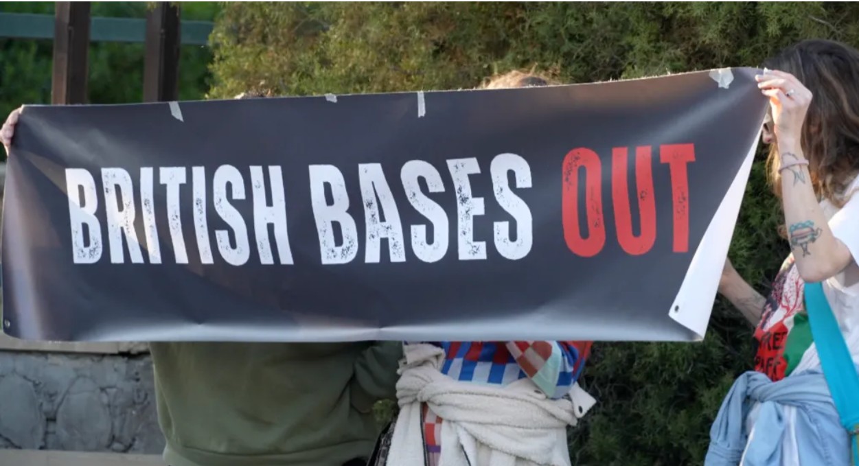 War fuels debate in Cyprus over UK military bases