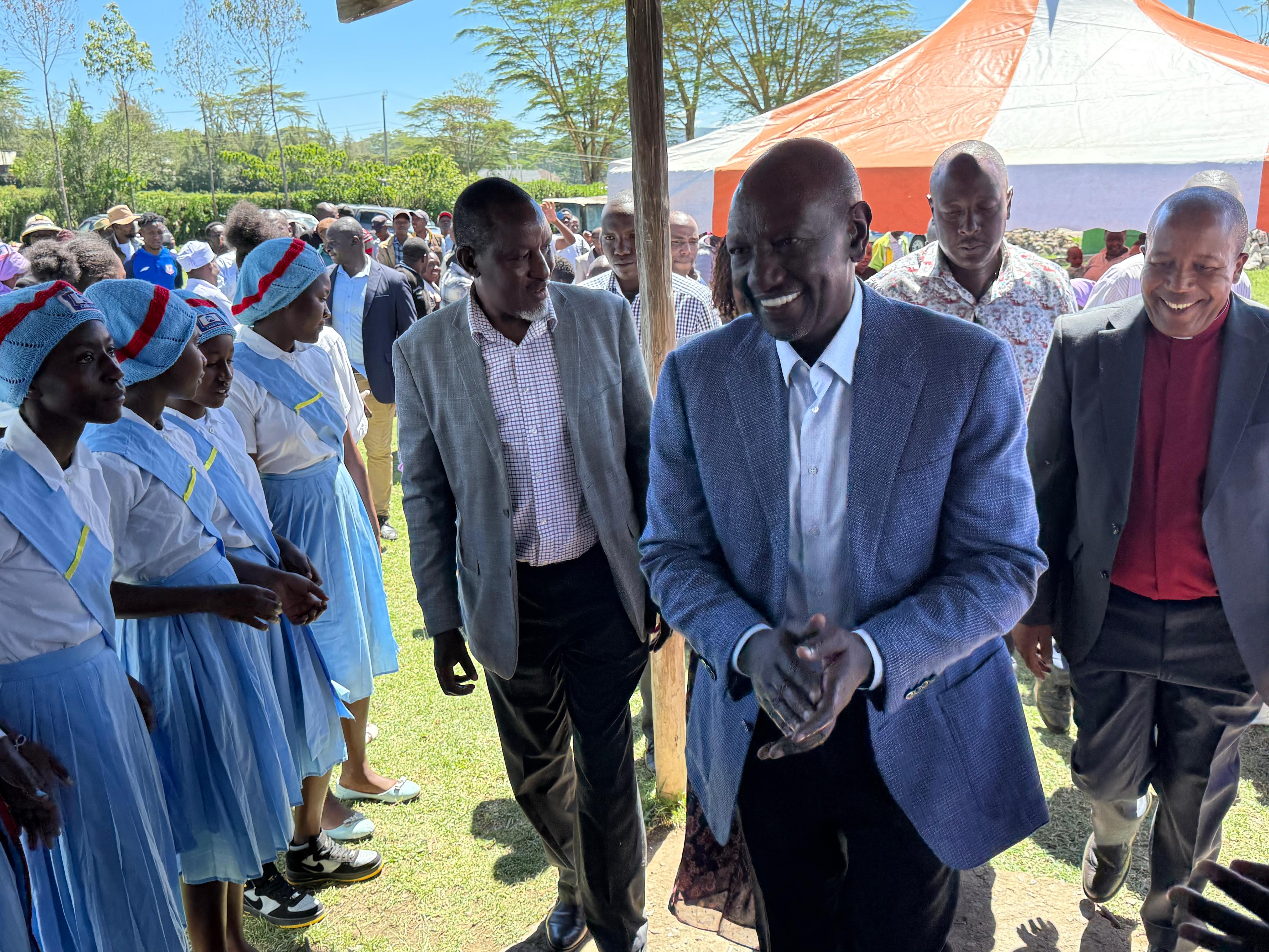 [PHOTOS] Ruto attends Church Service at AIC Kongoni in Nakuru