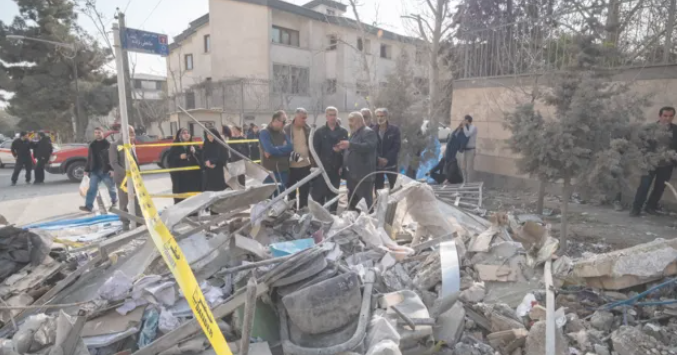 Israel hits Tehran with air strikes as Iranians mark Persian new year