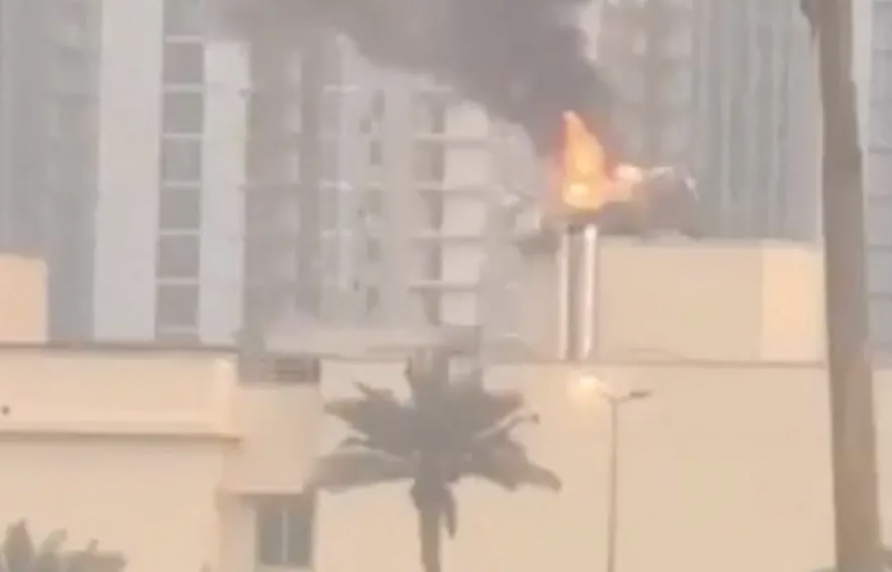 US embassy in Baghdad hit by strike