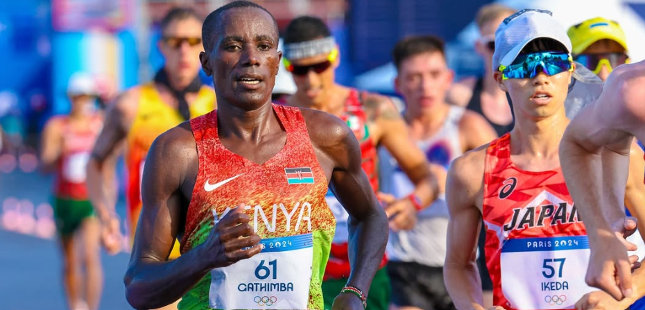 Samuel Gathimba in a previous race/ FILE