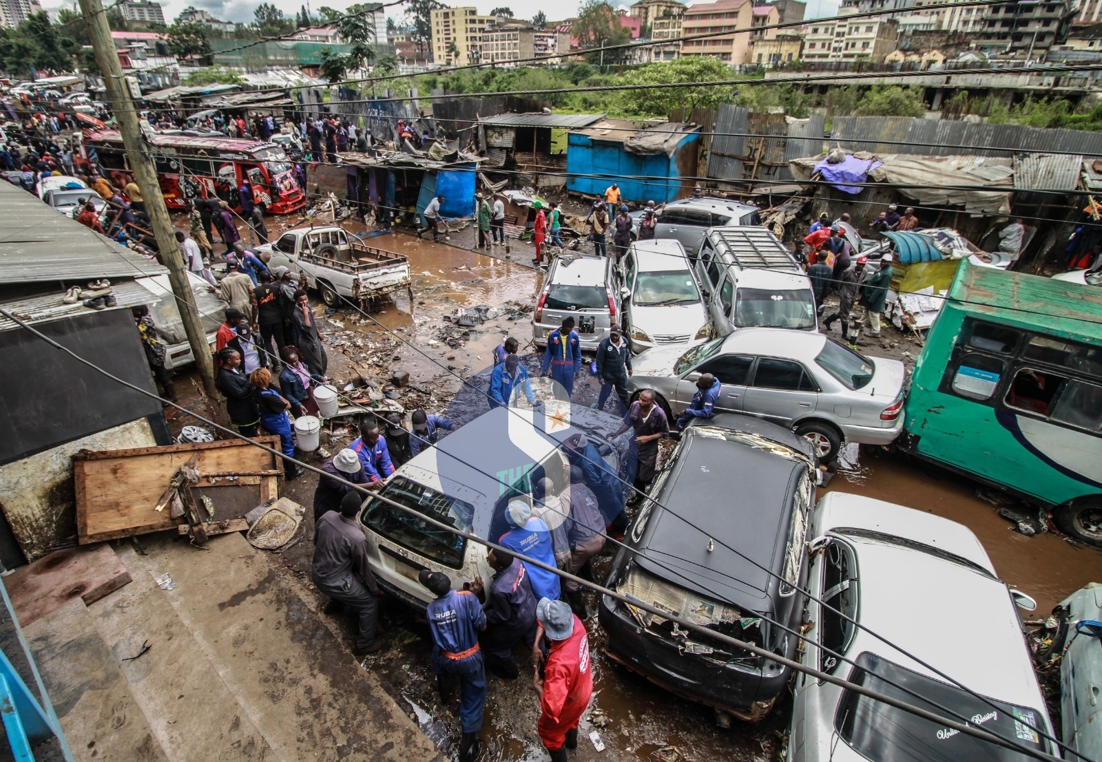[PHOTOS] Chaos in Grogan: Floods devastate Nairobi&rsquo;s industrial area
