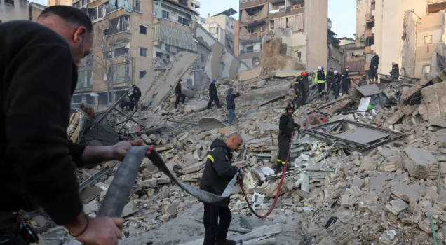 Israel strikes central Beirut as US targets Iran's missile sites