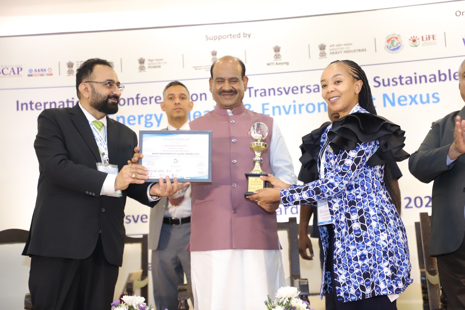 Lamu’s solar desalination project wins global award