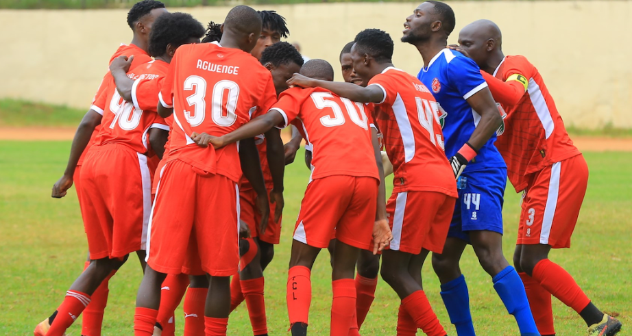 Kibera players during their game against Gucha at Gusii Stadium/ANGWENYI GICHANA