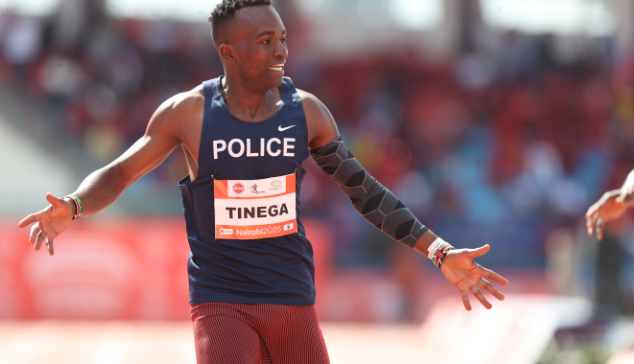 Brian Tinega competes at the 2025 Kip Keino Classic/ HANDOUT