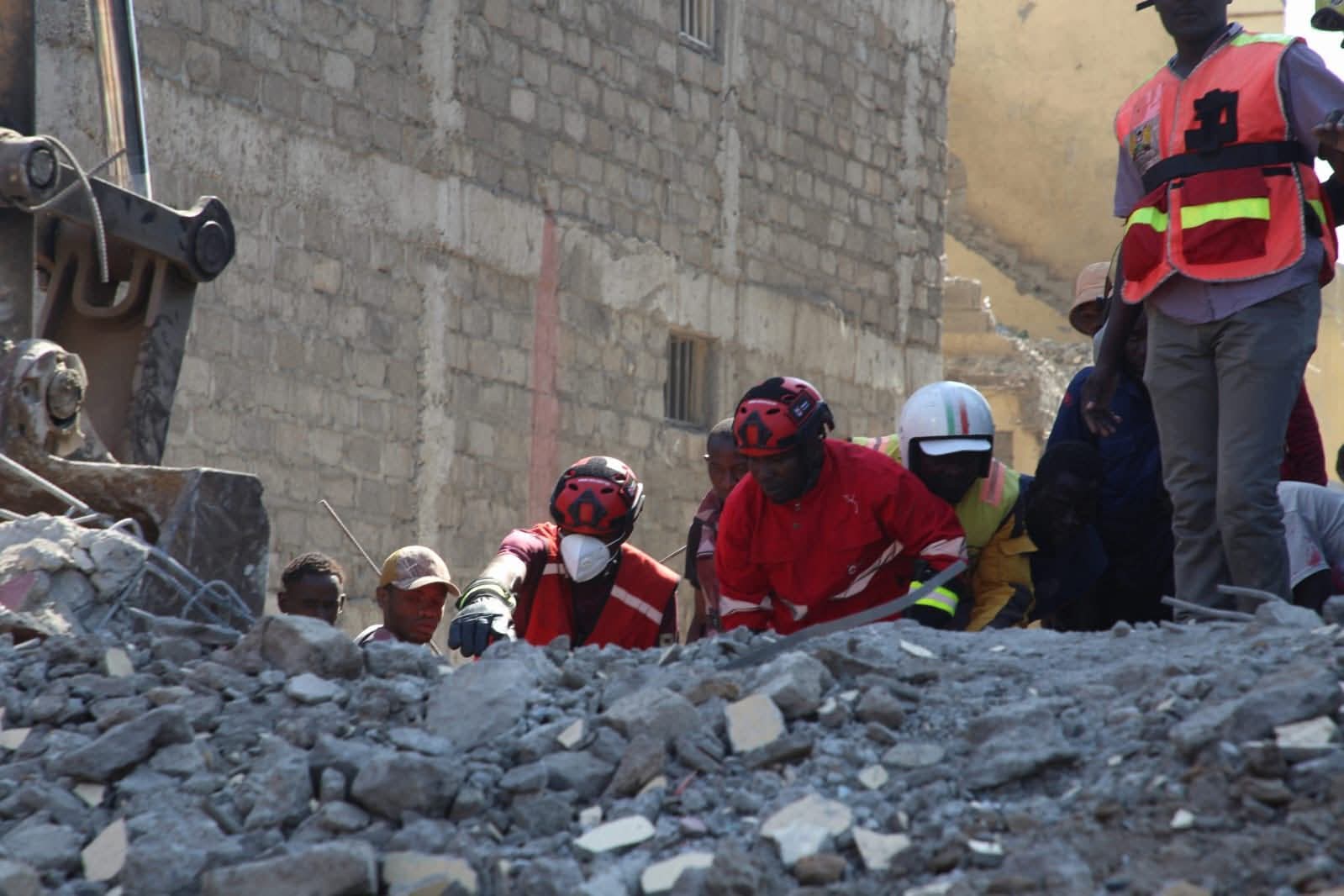 Four dead in Shauri Moyo collapsed building