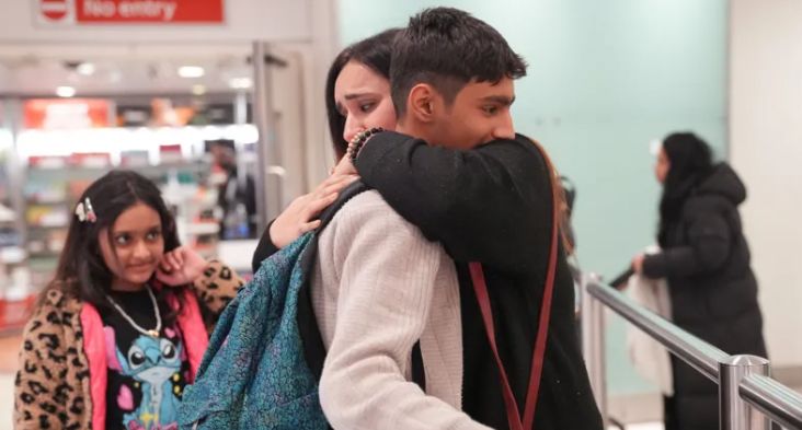 Boy, 12, stranded in Middle East amid conflict