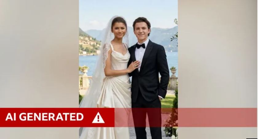 'Many people fooled' by AI wedding pics, says Zendaya