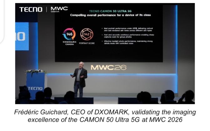 AI-powered CAMON 50 series unveiled at MWC 2026