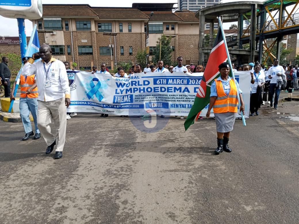 KNH holds first Lymphoedema Awareness Walk in Kenya
