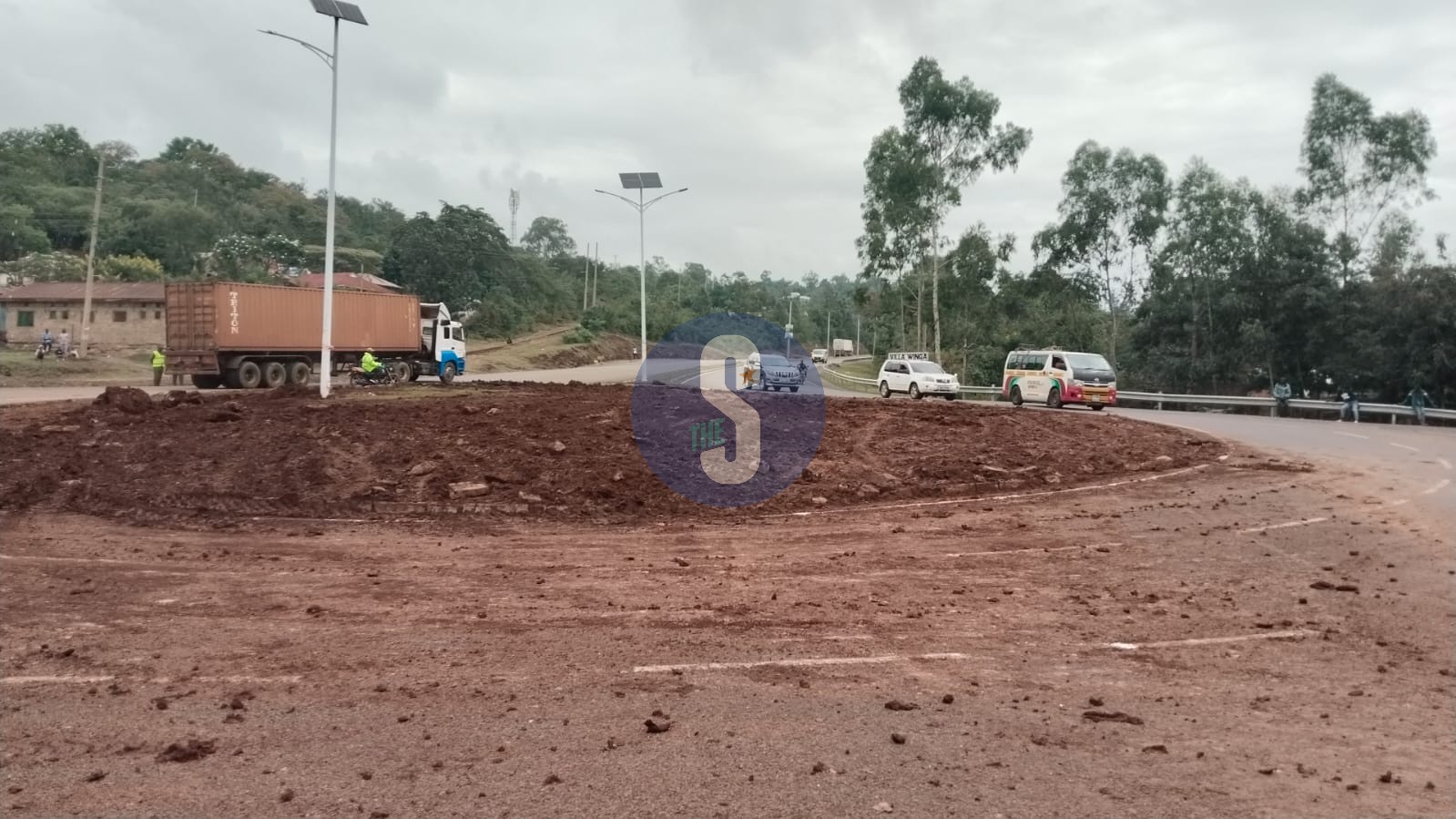 Coptic roundabout redesigned after crash