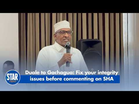 Duale to Gachagua Fix your integrity issues before commenting on SHA