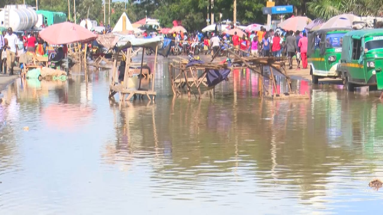 River Nyando bursts banks, floods homes and schools