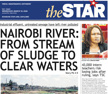 Nairobi River:  From sludge to clear waters