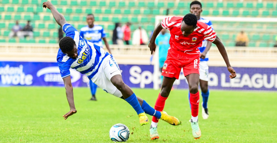 Action between AFC Leopards and Shabana at Nyayo Stadium/HANDOUT