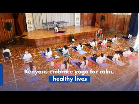 Kenyans embrace yoga for calm, healthy lives