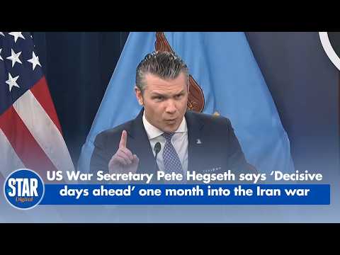 Pete Hegseth says ‘Decisive days ahead’ one month into the Iran war