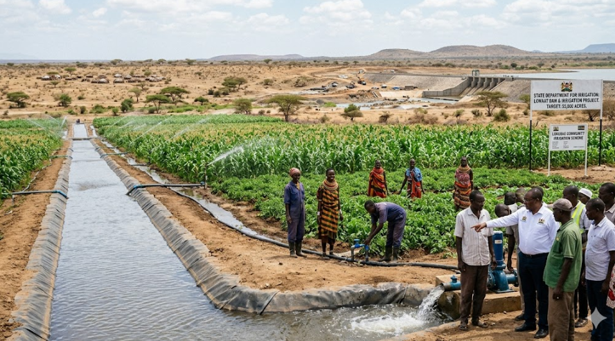 Kenya to put 55,000 acres under irrigation in Turkana