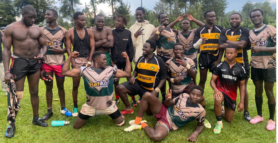 Kisii National Polytechnic players after a training session/ANGWENYI GICHANA