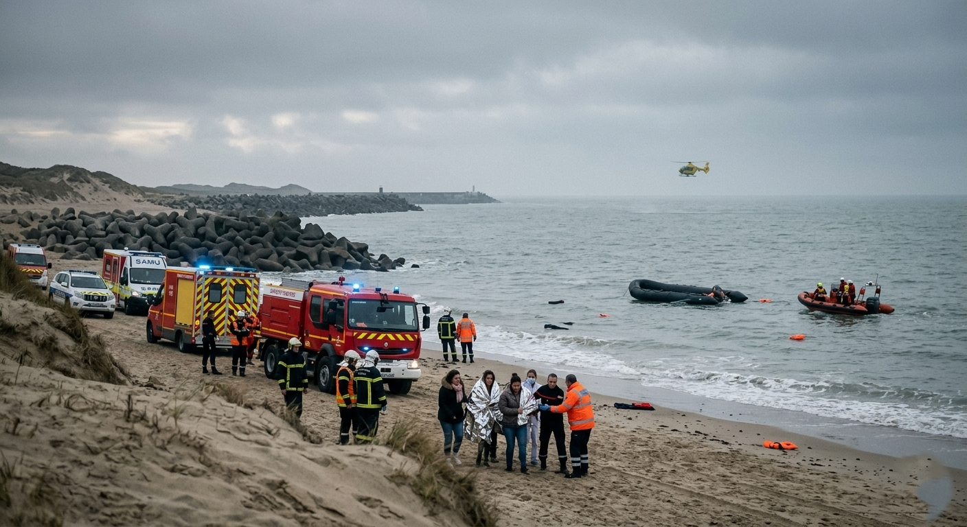 Four people die trying to board boat in Channel crossing attempt