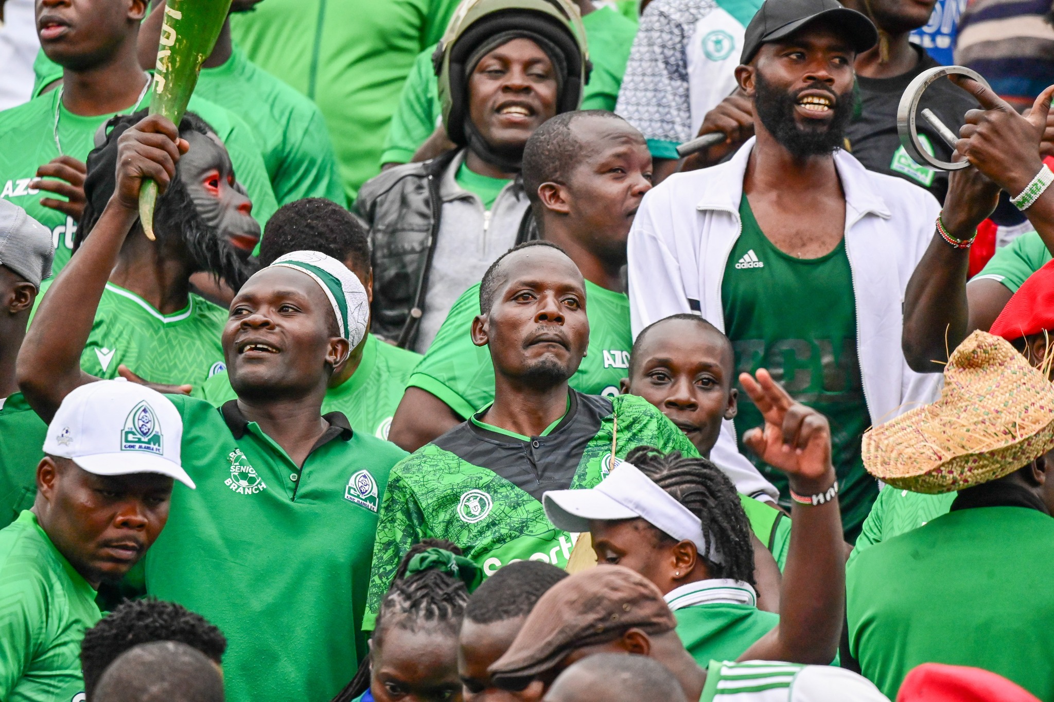 Gor Mahia fans during a past match at Kasarani