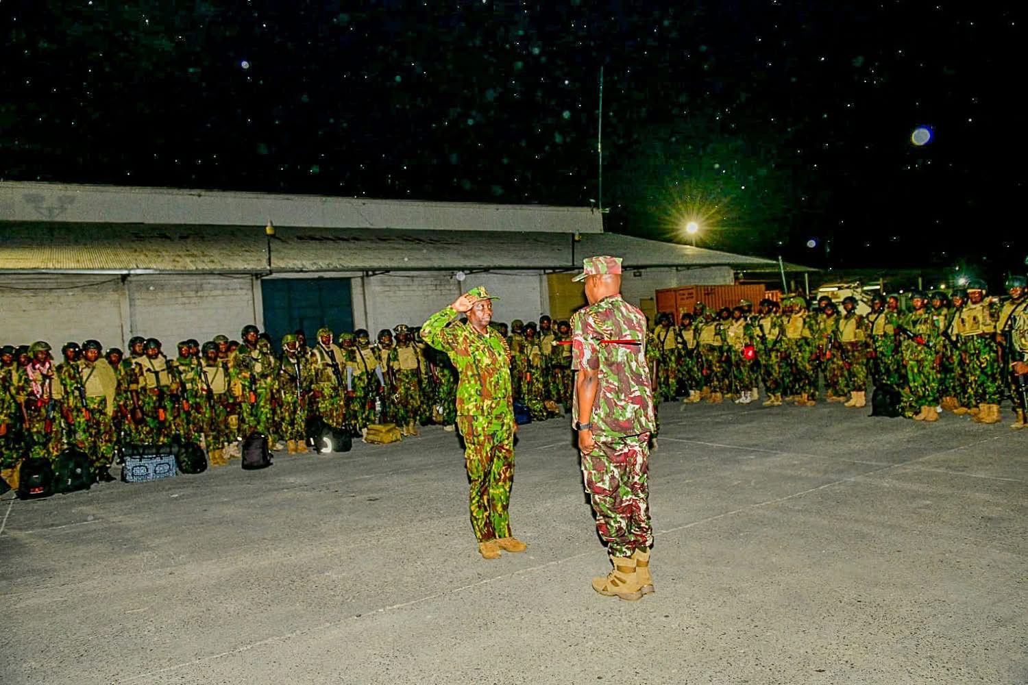 150 Kenyan officers leave Haiti in ongoing transition