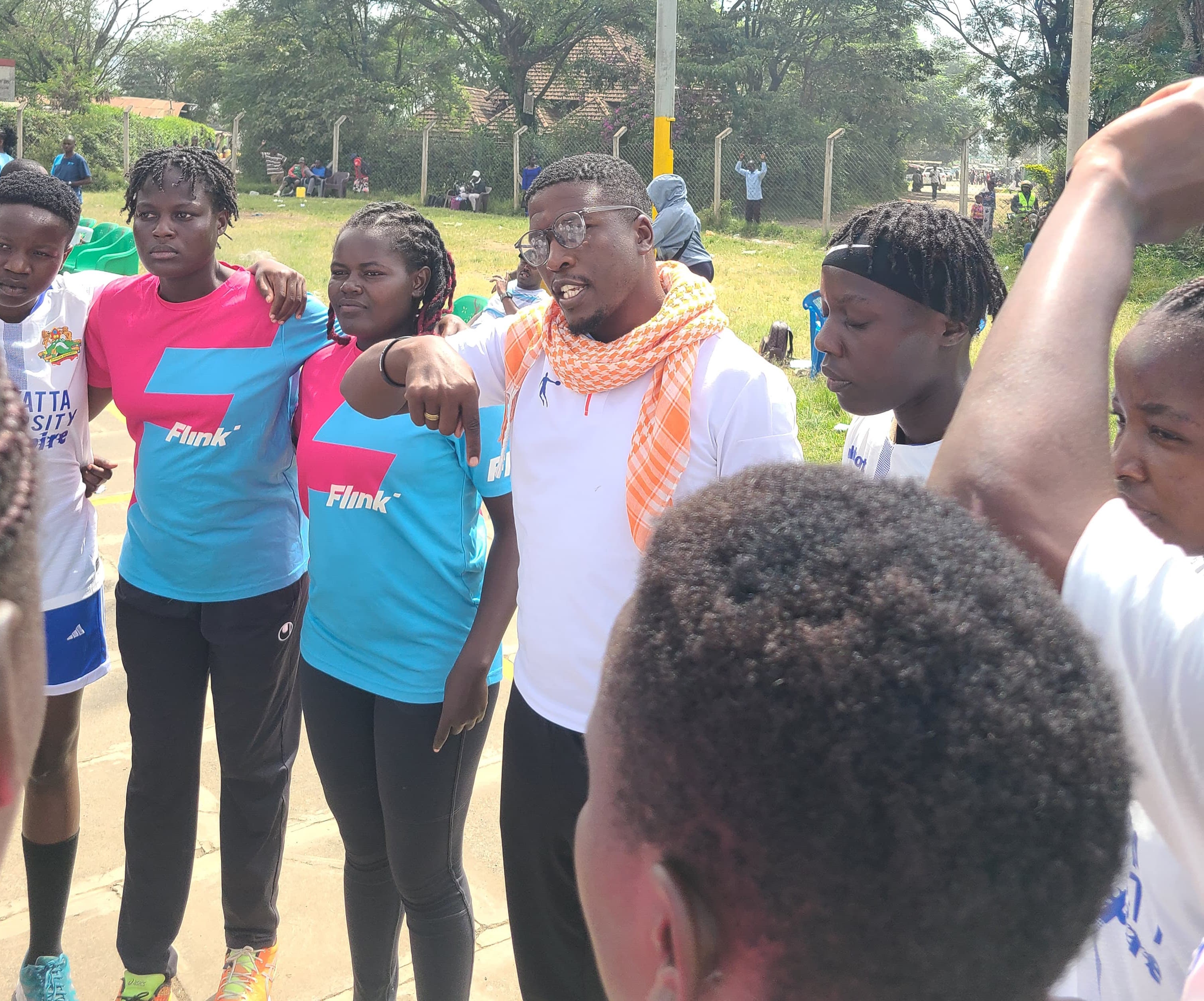 Kenyatta University women's handball head coach Robert Osano
