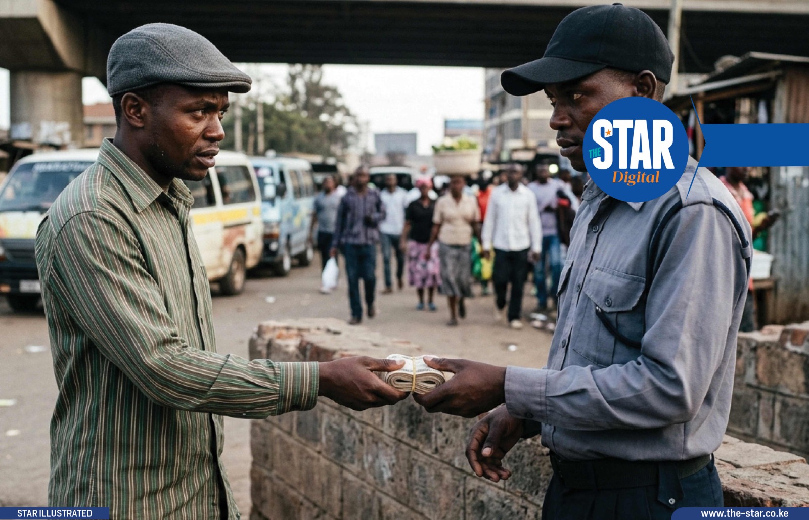 Who do men mostly bribe?