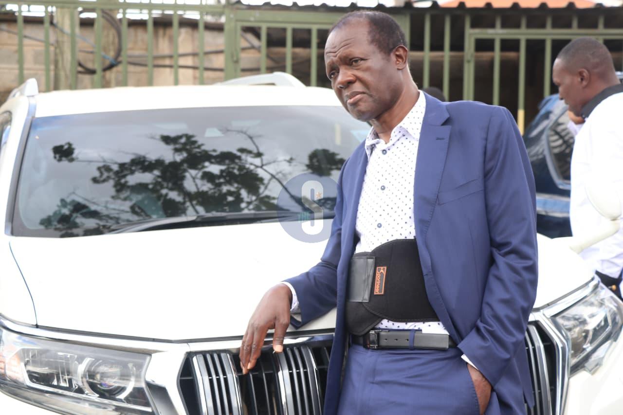 [PHOTOS] Former CS Tuju at Kibera Law Court