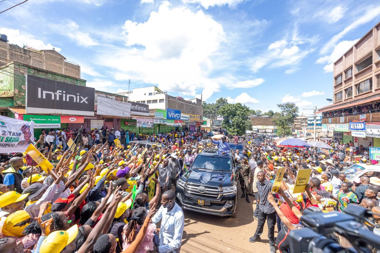 Ruto, allies sustain onslaught on opposition in Murang’a tour