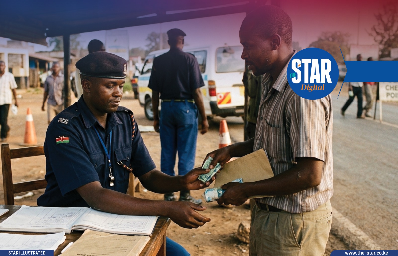 Which government service attracts highest bribe in Kenya?