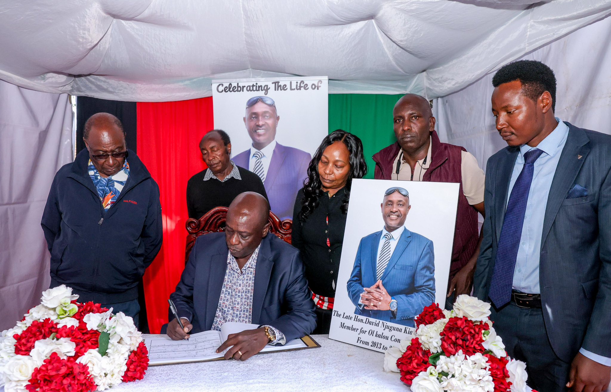 [PHOTOS] Gachagua condoles with family ex-Ol Kalou MP